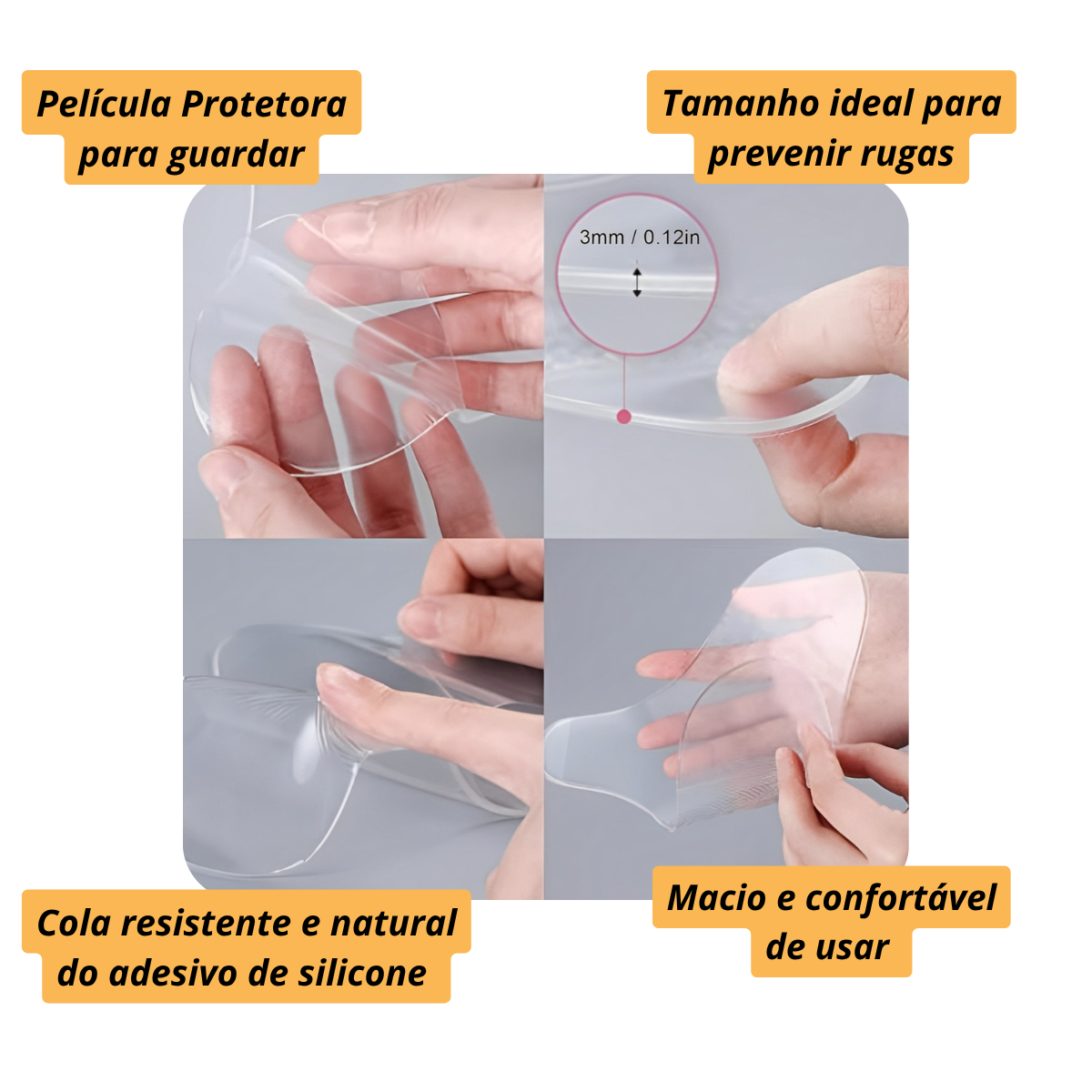 Informações do adesivo antirrugas de silicone V365